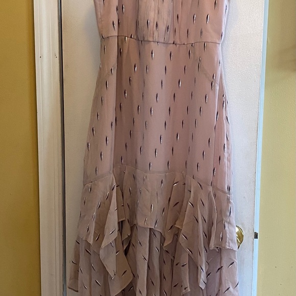 Halston Ruffle Skirt Gown! Stunning! New With Tags - Picture 6 of 15